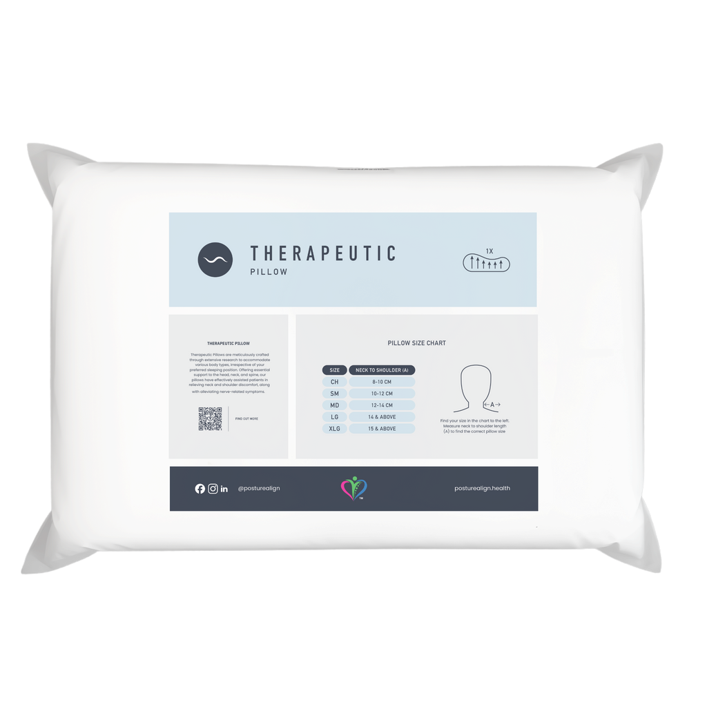 Posture Align Physio Therapeutic Contour Pillow – Premium Firm