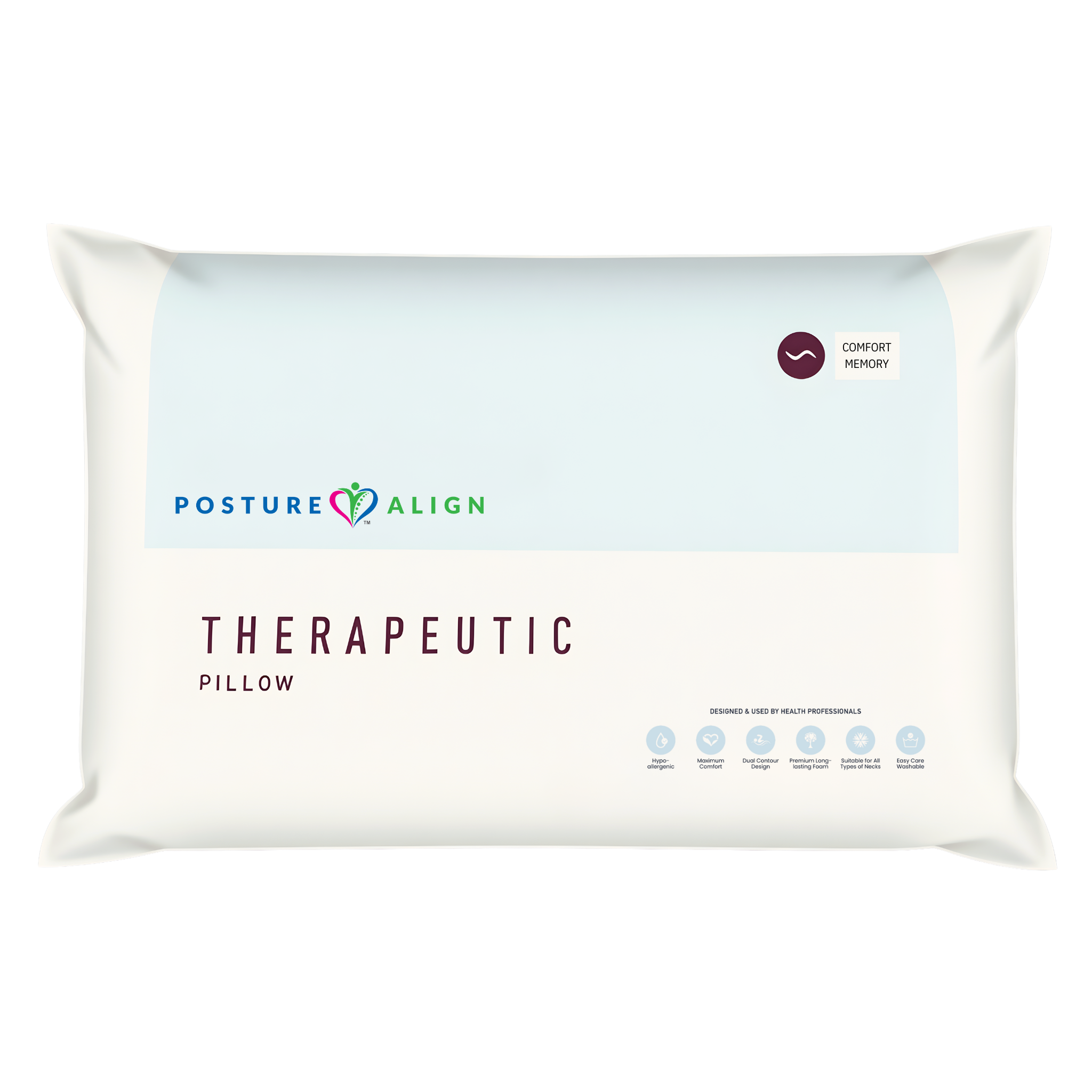 Posture Align Physio Therapeutic Contour Pillow – Comfort Memory